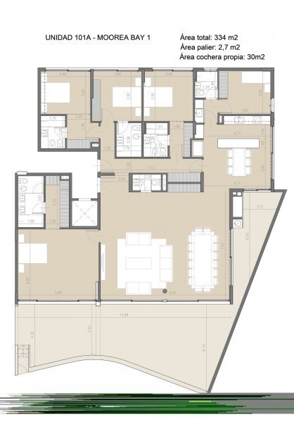  Excelente departamento en venta frente al mar de Manantiales